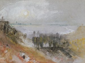 タンカルヴィル、1830年頃（紙に水彩とボディカラー） 作： Joseph Mallord William Turner