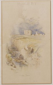 ボウズタワー、1833年頃 作： Joseph Mallord William Turner