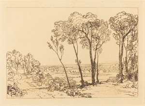 中距離の橋 作： Joseph Mallord William Turner
