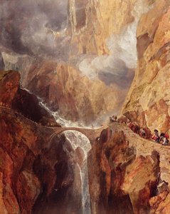 悪魔の橋 作： Joseph Mallord William Turner