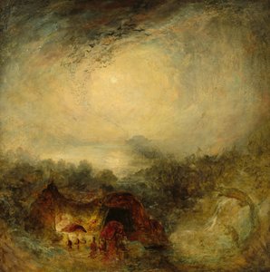 大洪水の夕べ 作： Joseph Mallord William Turner