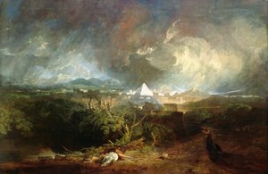 A Quinta Praga do Egito (óleo sobre tela) 作： Joseph Mallord William Turner