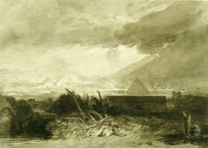 エジプトの第五の疫病 作： Joseph Mallord William Turner