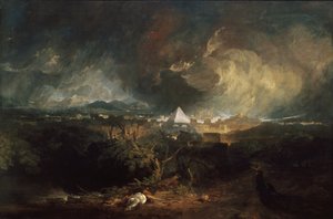 エジプトの第5ペスト、1800 作： Joseph Mallord William Turner