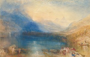 ツーク湖、1843年（グラファイト上のトイレ）