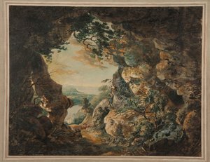 クリフトンの下の崖から見た、ブリストル近くのエイボンの口 作： Joseph Mallord William Turner