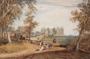 北西部戦線、カシオベリー、猟犬と猟師、 作： Joseph Mallord William Turner