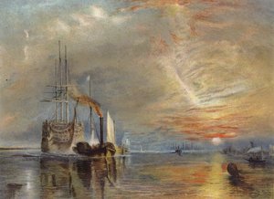 「彼女の最後のバースに引っ張られた古いTemeraire」 作： Joseph Mallord William Turner