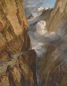 スイス、セントゴッタルドの峠、1803年から04年 作： Joseph Mallord William Turner
