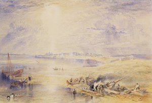 紅海とスエズ（紙にトイレ） 作： Joseph Mallord William Turner