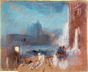 サンタマリアデッラサルーテ、ヴェネツィア、夜、1840 作： Joseph Mallord William Turner