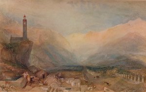 Splugen Pass、c1841、1938 作： Joseph Mallord William Turner