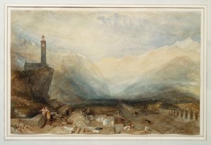 プラグイン峠、1842-43年 作： Joseph Mallord William Turner
