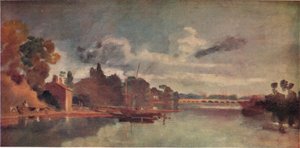 ウォルトン橋近くのテムズ川、1805年、1938年 作： Joseph Mallord William Turner