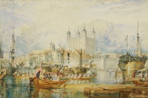 ロンドン塔、1825年 作： Joseph Mallord William Turner