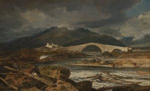 タンメル橋、パースシャー [1985 年、コーマック、YCBA コンサイス カタログ] 作： Joseph Mallord William Turner