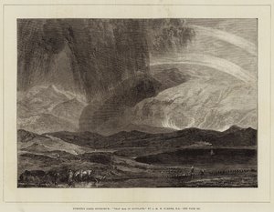 ターナー、スコットランドの泥炭湿原 作： Joseph Mallord William Turner