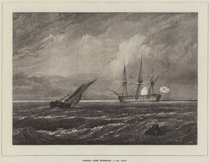 ターナーのLiber Studiorum、海のかけら 作： Joseph Mallord William Turner
