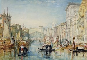 Veneza: O Rialto 作： Joseph Mallord William Turner