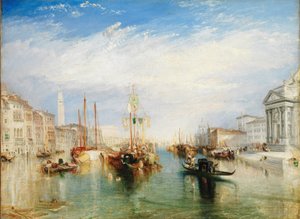 ヴェネツィア、マドンナデッラサルーテのポーチから、1835年頃（キャンバスに油彩） 作： Joseph Mallord William Turner