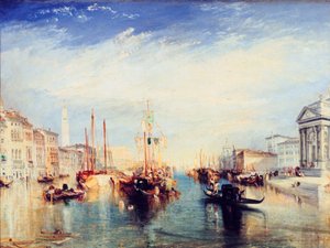 ヴェネツィア、マドンナデッラサルーテのポーチから、c1835 作： Joseph Mallord William Turner