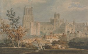 Vista da Catedral de Ely 作： Joseph Mallord William Turner
