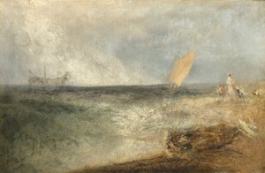 マーゲート沖、夕方、1840年頃
