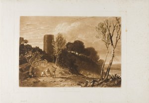 ウィンチェルシー、サセックス、LIBER STUDIORUM のプレート 42 作： Joseph Mallord William Turner