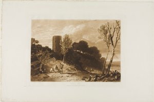 ウィンチェルシー、サセックス、Book of Studies のプレート 42 作： Joseph Mallord William Turner