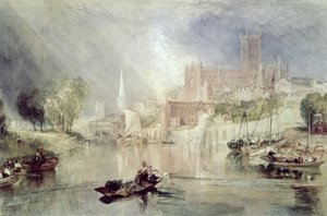ウスター大聖堂とセヴァーン川 作： Joseph Mallord William Turner