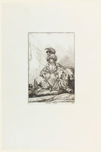 Sultane Noire (The Black Sultana)、シリーズ Caravanne du Sultan à la Mecque (メッカへのスルタンのキャラバン) のプレート 28 作： Joseph Marie Vien the Elder