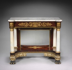 桟橋テーブル、c。 1829-1835。