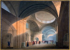 Soane オフィス、ロンドン: イングランド銀行、インテリアの視点 作： Joseph Michael Gandy