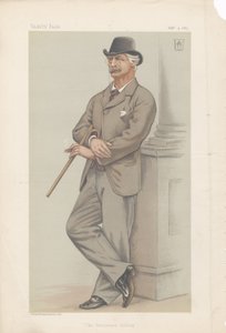 1883年2月3日バニティフェアのグロブナーギャラリー、クーツリンゼイ（クロモリソグラフ） 作： Joseph Middleton Jopling