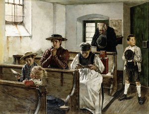 祈りの家族 作： Joseph Molitor Von Muhlfeld