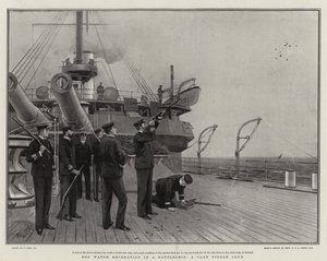 戦艦、クレイピジョンクラブでのドッグウォッチレクリエーション 作： Joseph Nash