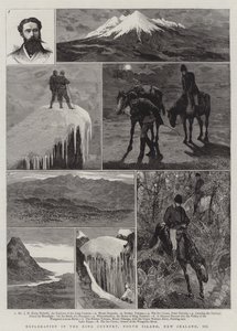 キングカントリーの探検、ニュージーランド北島、III 作： Joseph Nash