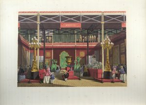 1851年の大展覧会の間のロシア展覧会のインテリア 作： Joseph Nash
