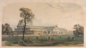 クリスタルパレス、c。 1850 作： Joseph Nash