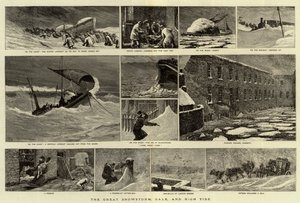 大吹雪、強風、高潮 作： Joseph Nash