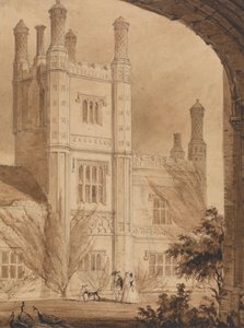 A Torre da Mansão, East Barsham, Norfolk 作： Joseph Nash