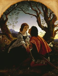 恋人たちの聖なる宵の明星ヘスペロス 作： Joseph Noel Paton
