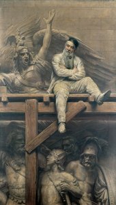 凱旋門に取り組んでいるフランソワルード、1893年