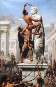 1890年の西ゴート族によるローマの袋 作： Joseph Noel Sylvestre