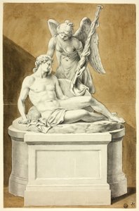 死んだ戦士と天使の記念碑 作： Joseph Nollekens