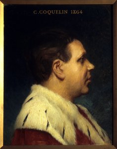 コンスタント・ポピー（1841-1904）の肖像。ジョセフ・ポール・ブラン（1846-1904）の絵画 作： Joseph Paul Blanc