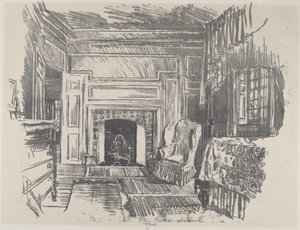 ベッドルーム、ステントン 作： Joseph Pennell