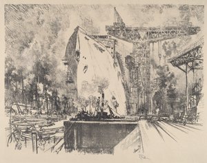 ビスマルクの建造、ハンブルク、1914 年。