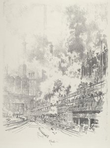 副産物、1916年。 作： Joseph Pennell