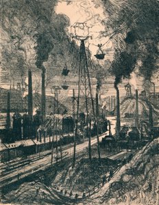 シャルルロワ、1911年、1914年 作： Joseph Pennell